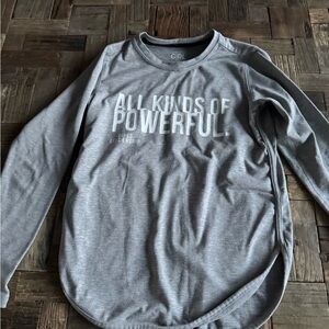 Athleta Gray Long Sleeve Tee